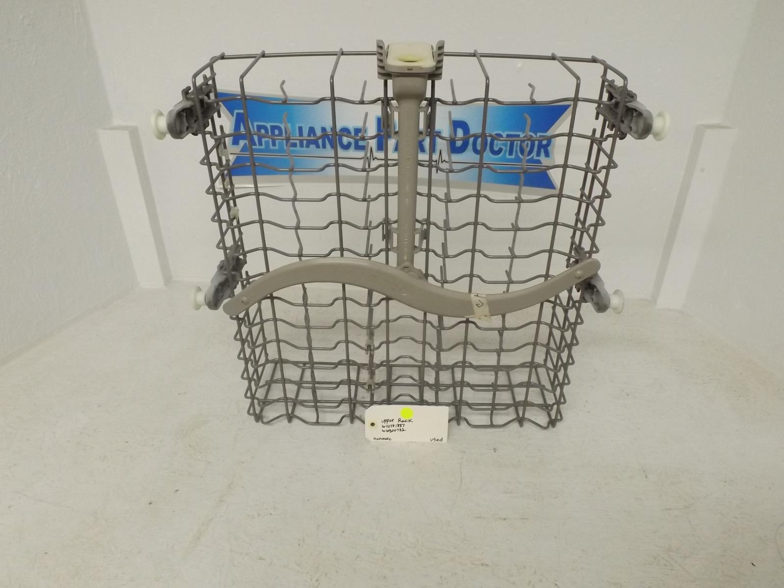 Kenmore upper dishwasher rack W10781857 W10300732 used Kenmore upper dishwasher rack W10781857 W10300732 used
